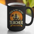 This Is My Scary Teacher Costume Halloween Graphic Print Coffee Mug, funny gift This Is My Scary Teacher Costume Halloween Graphic Print Coffee Mug, funny gift