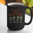 School Office Clerk Creepin' It Real HALLOWEEN Teacher Shirt Graphic Print Coffee Mug, funny gift