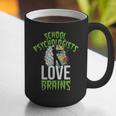 School Psychologists Love Brains Halloween Teacher Counselor Graphic Print Coffee Mug, funny gift