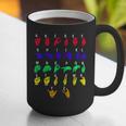 Sign Language Alphabet For ASL Interpreter Deaf Teacher Stud For Men Women Girls Kids Graphic Print Coffee Mug, funny gift