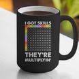 I Got Skills They'Re Multiplying Nerd Math Teacher Graphic Print Coffee Mug, funny gift I Got Skills They'Re Multiplying Nerd Math Teacher Graphic Print Coffee Mug, funny gift