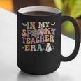 In My Spooky Teacher Era Groovy Hippie Retro Ghost Halloween Men Women Kids Graphic Print Coffee Mug, Groovy Teacher Mugs, funny gift