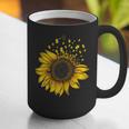 Sunflower Puzzle Pieces Autism Awareness For Mom Teacher For Women Graphic Print Coffee Mug, funny gift Sunflower Puzzle Pieces Autism Awareness For Mom Teacher For Women Graphic Print Coffee Mug, funny gift