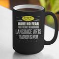 Super Language Arts Teacher Have No Fear T-Shirt Graphic Print Coffee Mug, Super Teacher Mugs, funny gift