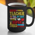 Super Teacher By Day Super Tired By Night Superhero Teacher Graphic Print Coffee Mug, Super Teacher Mugs, funny gift Super Teacher By Day Super Tired By Night Superhero Teacher Graphic Print Coffee Mug, Super Teacher Mugs, funny gift