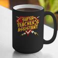 Super Teacher's Assistant Educational Superhero Graphic Print Coffee Mug, funny gift