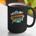 Superhero Teacher Retro Comic Teaching Superpower Graphic Print Coffee Mug, funny gift Superhero Teacher Retro Comic Teaching Superpower Graphic Print Coffee Mug, funny gift