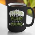 I Teach The Cutest Little Monsters Halloween Teacher Spooky Graphic Print Coffee Mug, funny gift