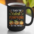 I Teach The Cutest Pumpkins Halloween Teacher Graphic Print Coffee Mug, funny gift I Teach The Cutest Pumpkins Halloween Teacher Graphic Print Coffee Mug, funny gift