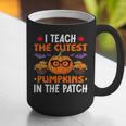 I Teach The Cutest Pumpkins In The Patch Halloween Teacher Graphic Print Coffee Mug, funny gift