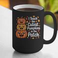 i Teach The Cutest Pumpkins In The Patch Teacher Halloween Graphic Print Coffee Mug, funny gift