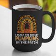 Teach Leopard Rainbow Cute Halloween Costume Teacher Women Graphic Print Coffee Mug, funny gift