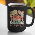 Teach Love Inspire Retro Groovy Daisy Back To School Teacher For Men Women Kids Graphic Print Coffee Mug, Groovy Teacher Mugs, funny gift Teach Love Inspire Retro Groovy Daisy Back To School Teacher For Men Women Kids Graphic Print Coffee Mug, Groovy Teacher Mugs, funny gift