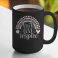 Teach Love Inspire Teacher Graphic Print Coffee Mug, funny gift Teach Love Inspire Teacher Graphic Print Coffee Mug, funny gift