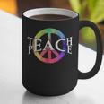 Teach Peace For Teachers And Educators Counselor Graphic Print Coffee Mug, funny gift Teach Peace For Teachers And Educators Counselor Graphic Print Coffee Mug, funny gift