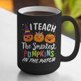 I Teach The Smartest Pumpkins The Patch Teacher Fall Season For Men Women Kids Graphic Print Coffee Mug, funny gift