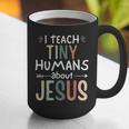 I Teach Tiny Humans About Jesus Teacher Sunday School Faith Graphic Print Coffee Mug, funny gift I Teach Tiny Humans About Jesus Teacher Sunday School Faith Graphic Print Coffee Mug, funny gift
