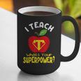 I Teach What's Your Superpower Superhero Teacher Graphic Print Coffee Mug, funny gift I Teach What's Your Superpower Superhero Teacher Graphic Print Coffee Mug, funny gift