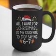 Teacher 67 Christmas Six Seven 6-7 For Men Women Humor Graphic Print Coffee Mug, funny gift Teacher 67 Christmas Six Seven 6-7 For Men Women Humor Graphic Print Coffee Mug, funny gift