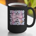 Teacher Bow Pencil Flowers Teacher Back To School Graphic Print Coffee Mug, funny gift Teacher Bow Pencil Flowers Teacher Back To School Graphic Print Coffee Mug, funny gift