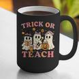 Teacher Halloween Trick Or Teach Cute Ghost Coffee Pumpkins Graphic Print Coffee Mug, funny gift Teacher Halloween Trick Or Teach Cute Ghost Coffee Pumpkins Graphic Print Coffee Mug, funny gift