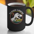 Teacher-Saurus Dinosaur Teacher Design T-Rex Design Graphic Print Coffee Mug, funny gift Teacher-Saurus Dinosaur Teacher Design T-Rex Design Graphic Print Coffee Mug, funny gift