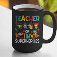 Teacher Of Tiny Superheroes Teach 100th Day Of School Men Women Girls Kids Graphic Print Coffee Mug, funny gift Teacher Of Tiny Superheroes Teach 100th Day Of School Men Women Girls Kids Graphic Print Coffee Mug, funny gift