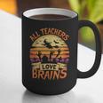 All Teachers Love Brains Halloween Teacher Graphic Print Coffee Mug, funny gift All Teachers Love Brains Halloween Teacher Graphic Print Coffee Mug, funny gift