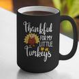 Teachers Thanksgiving Thankful For My Little Turkeys Graphic Print Coffee Mug, funny gift