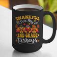 Thankful For My 2nd Grade Turkeys Thanksgiving Teacher Fall Graphic Print Coffee Mug, 2nd Grade Teacher Mugs, funny gift Thankful For My 2nd Grade Turkeys Thanksgiving Teacher Fall Graphic Print Coffee Mug, 2nd Grade Teacher Mugs, funny gift