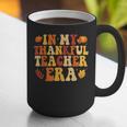 In My Thankful Teacher Era Autumn Thanksgiving Fall Season Graphic Print Coffee Mug, funny gift