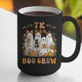 TK Boo Crew Preppy Halloween Floral Ghost TK Teacher Team TK Graphic Print Coffee Mug, funny gift TK Boo Crew Preppy Halloween Floral Ghost TK Teacher Team TK Graphic Print Coffee Mug, funny gift
