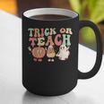Trick Or Teach Pumpkin Candy Corn Ghost Halloween Teacher Graphic Print Coffee Mug, funny gift Trick Or Teach Pumpkin Candy Corn Ghost Halloween Teacher Graphic Print Coffee Mug, funny gift