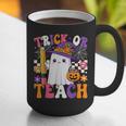 Trick Or Teach Teacher Pencil Ghost Halloween Teacher Graphic Print Coffee Mug, funny gift Trick Or Teach Teacher Pencil Ghost Halloween Teacher Graphic Print Coffee Mug, funny gift
