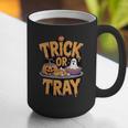 Trick Or Tray Halloween Cafeteria Teacher School Graphic Print Coffee Mug, funny gift