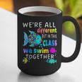 We'Re All Different But We Swim Together Elementary Teacher Graphic Print Coffee Mug, funny gift We'Re All Different But We Swim Together Elementary Teacher Graphic Print Coffee Mug, funny gift