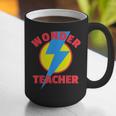 Wonder Teacher Teacher Halloween Tshirt Graphic Print Coffee Mug, funny gift