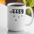 67 Meme Math Teacher 6 7 Halloween Spiders Square Root 4489 Graphic Print Coffee Mug, funny gift