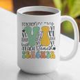 Braille Teacher Of The Visually Impaired Groovy VI Teacher Graphic Print Coffee Mug, Groovy Teacher Mugs, funny gift Braille Teacher Of The Visually Impaired Groovy VI Teacher Graphic Print Coffee Mug, Groovy Teacher Mugs, funny gift