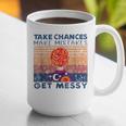 Take Chances Make Mistakes Get Messy Vintage Teacher Life Graphic Print Coffee Mug, funny gift Take Chances Make Mistakes Get Messy Vintage Teacher Life Graphic Print Coffee Mug, funny gift