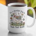 Cute Goose It's A Beautiful Day To Teach 1st Grade Teacher Graphic Print Coffee Mug, funny gift Cute Goose It's A Beautiful Day To Teach 1st Grade Teacher Graphic Print Coffee Mug, funny gift