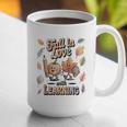 Fall In Love With Learning Teacher Autumn School Graphic Print Coffee Mug, funny gift Fall In Love With Learning Teacher Autumn School Graphic Print Coffee Mug, funny gift