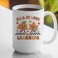 Fall In Love With Learning Teacher Student Autumn Pumpkin Graphic Print Coffee Mug, funny gift