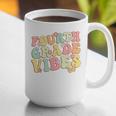 Fourth Grade Vibes Hello Team 4th Grade Teacher Kids Retro Graphic Print Coffee Mug, 4th Grade Teacher Mugs, funny gift