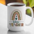 Future Teacher Boho Rainbow Leopard New Grad Student Graphic Print Coffee Mug, Future Teacher Mugs, funny gift Future Teacher Boho Rainbow Leopard New Grad Student Graphic Print Coffee Mug, Future Teacher Mugs, funny gift