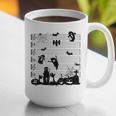 Halloween Music Note Clefs Spooky Ghost For Music Teacher Graphic Print Coffee Mug, funny gift