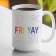 Happy Fri Yay Teacher Friday Saying Graphic Print Coffee Mug, funny gift