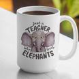 Just a Teacher Who Loves Elephants Elephant Lover Educator Graphic Print Coffee Mug, funny gift Just a Teacher Who Loves Elephants Elephant Lover Educator Graphic Print Coffee Mug, funny gift