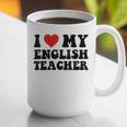 I Love My English Teacher Heart English Language Teachers For Men Women Kids Graphic Print Coffee Mug, English Teacher Mugs, funny gift I Love My English Teacher Heart English Language Teachers For Men Women Kids Graphic Print Coffee Mug, English Teacher Mugs, funny gift