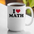 I Love Math Teacher Graphic Print Coffee Mug, funny gift